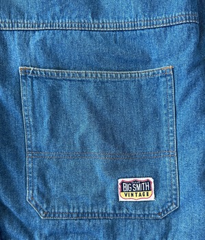 -BIG SMITH- Vintage 90s XL Denim Coverall made in USA