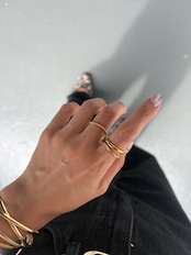 spiral twist ring
