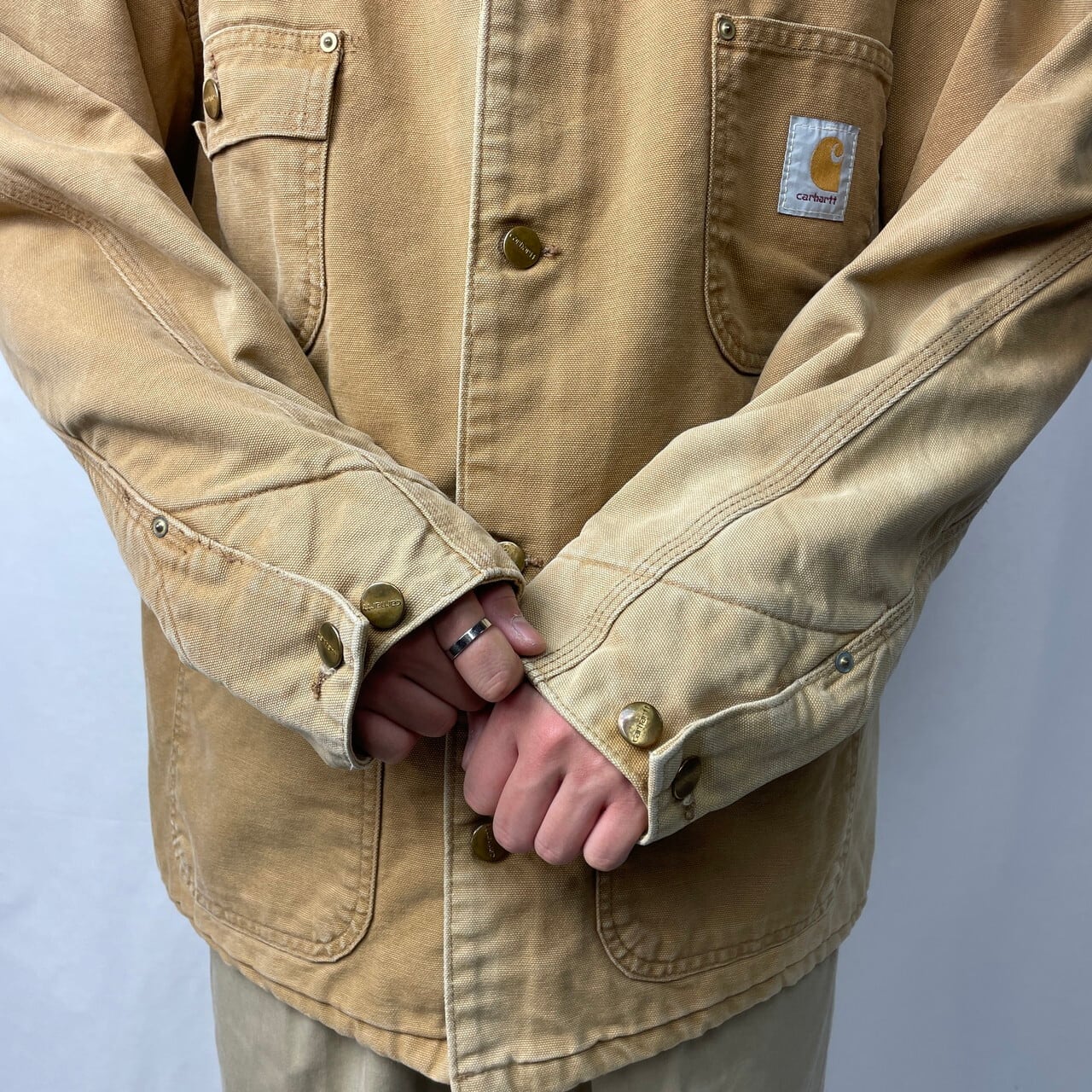 90年代 Carhartt カーハート ダック地 ミシガンチョアコート メンズL