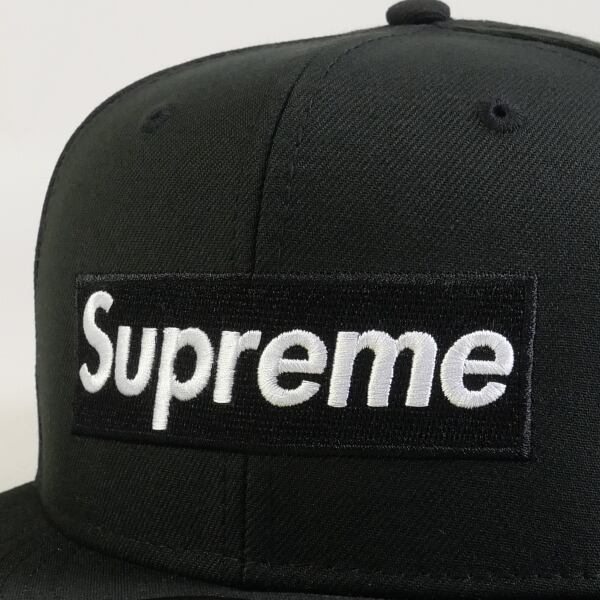 黒　Supreme Money Box Logo New Era Cap　新品