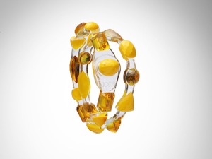 Long Stones Bracelet   Yellow  /  CORSARI JEWELS