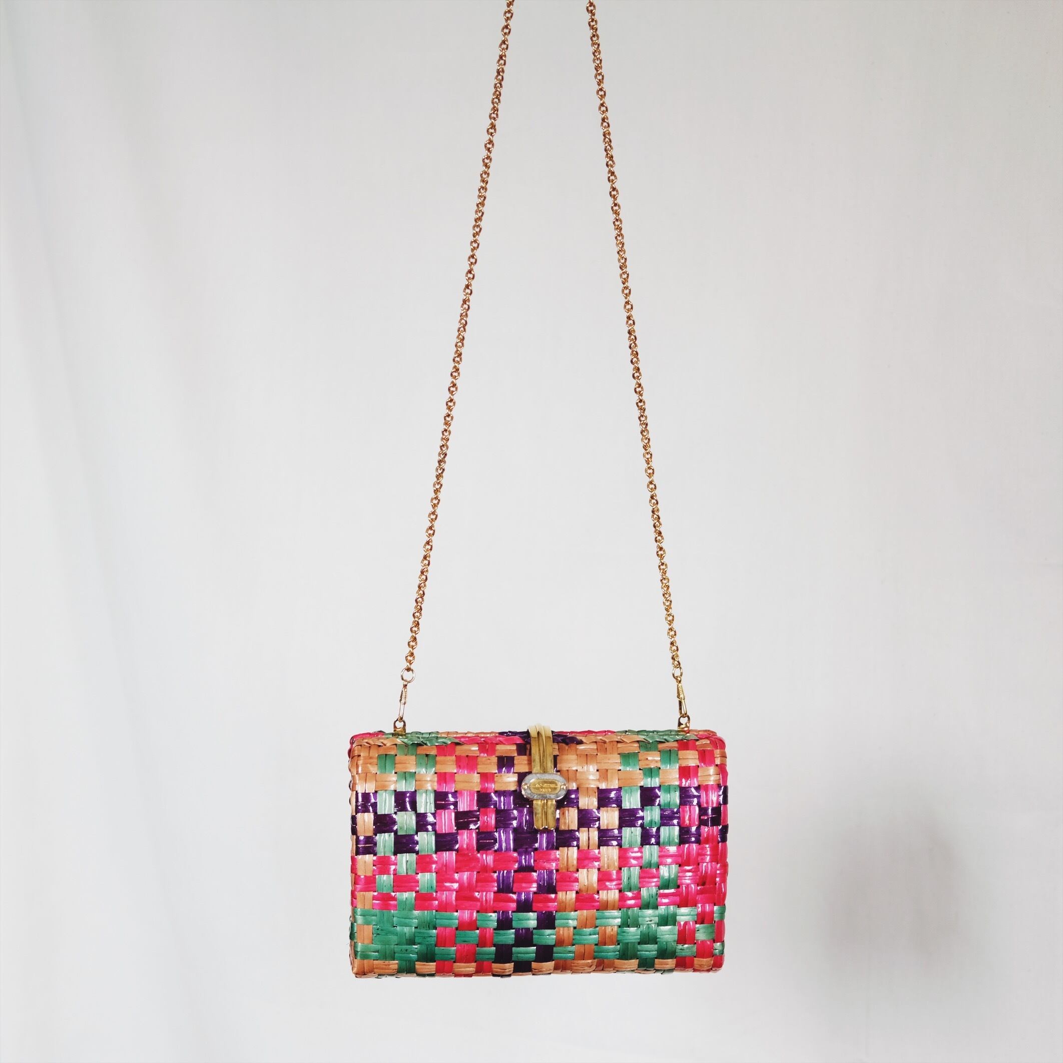 Vintage Lancel Woven Bag Mellon Collie