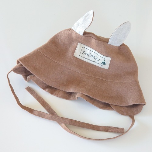 SHOMKA - bear hat / cocoa