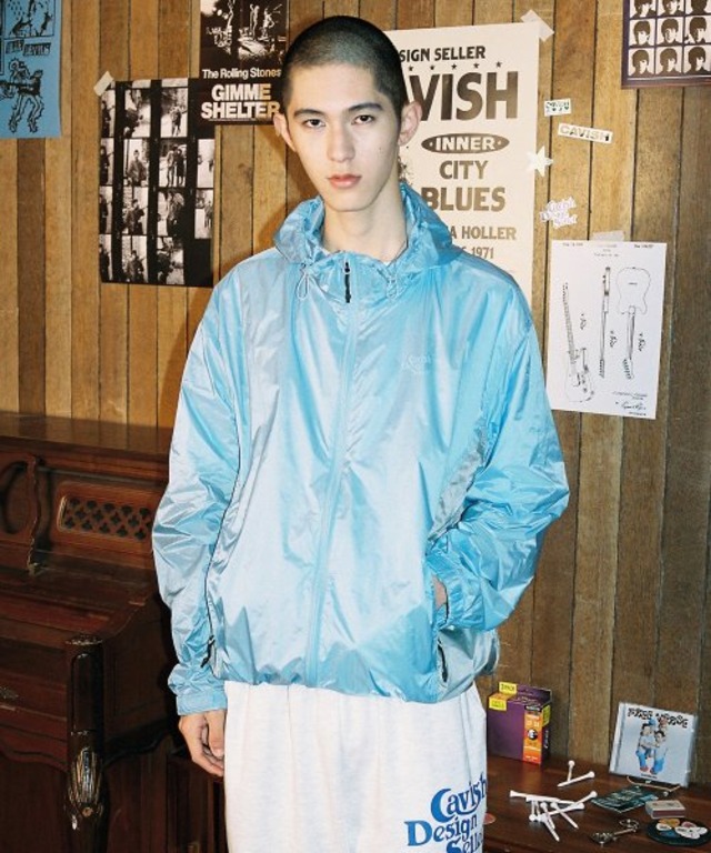 [CAVISH] LIGHT SHELL WIND BREAKER BLUE(CV2ESUB960A)