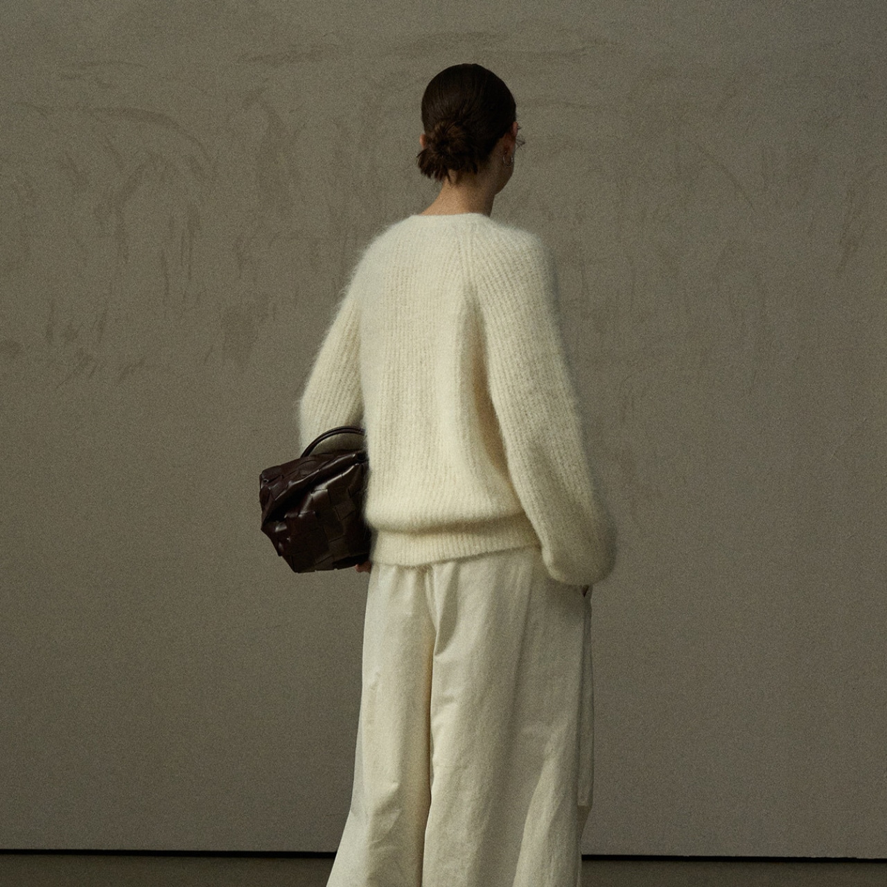 Soft Mohair V-Neck Cardigan T3911