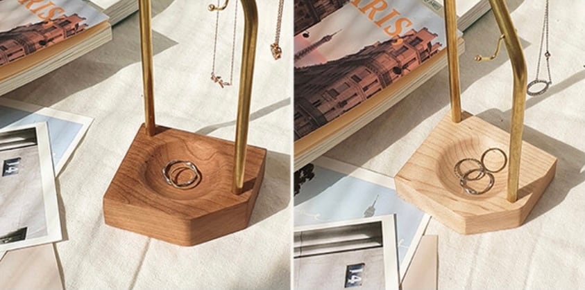 wood accessory display 2colors / ウッド アクセサリー ディスプレイ