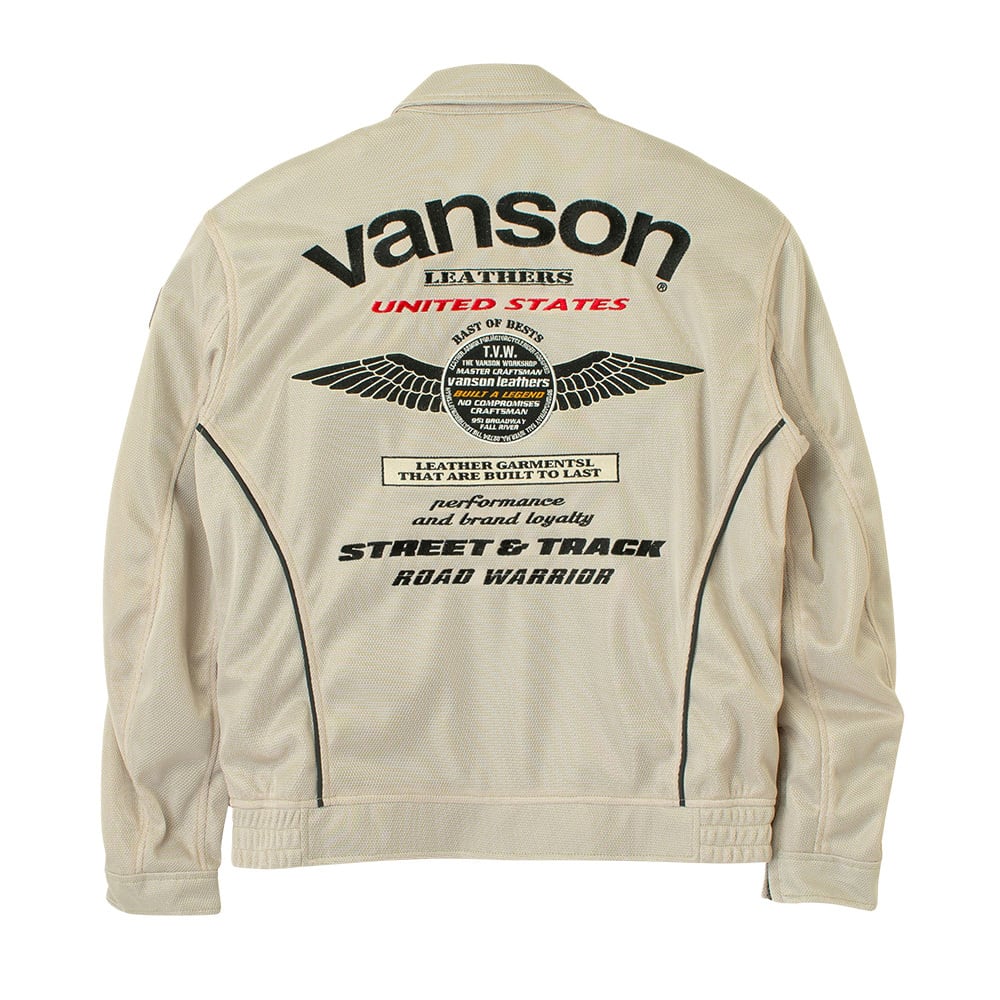 VS26103S メッシュスウィングトップジャケット | vansonleathers