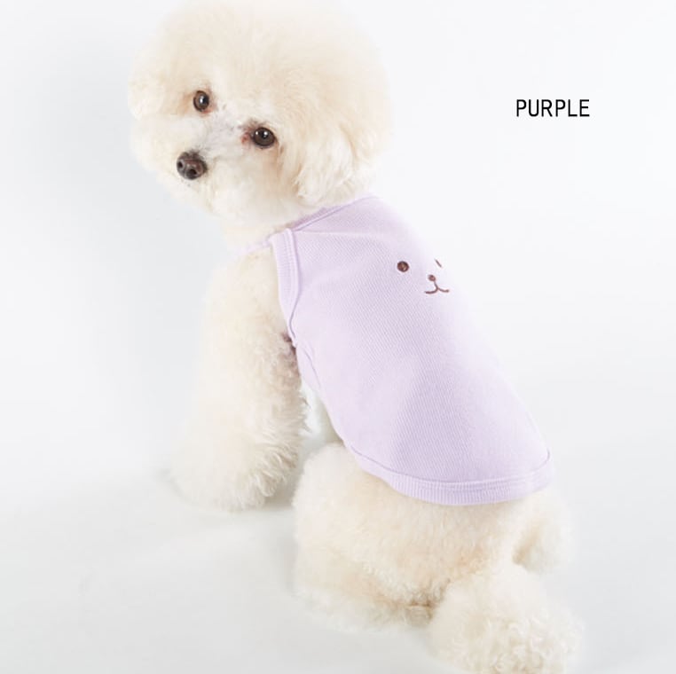 クマちゃんタンクトップ S ~ 2XL  /  犬の服 犬服 ペット洋服 ドッグウェア ペット用品 小型犬 中型犬 b41