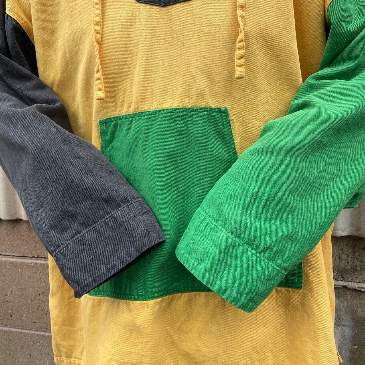 ビッグサイズ 90年代 URBAN ACTIVE クレイジーパターン コットンツイル