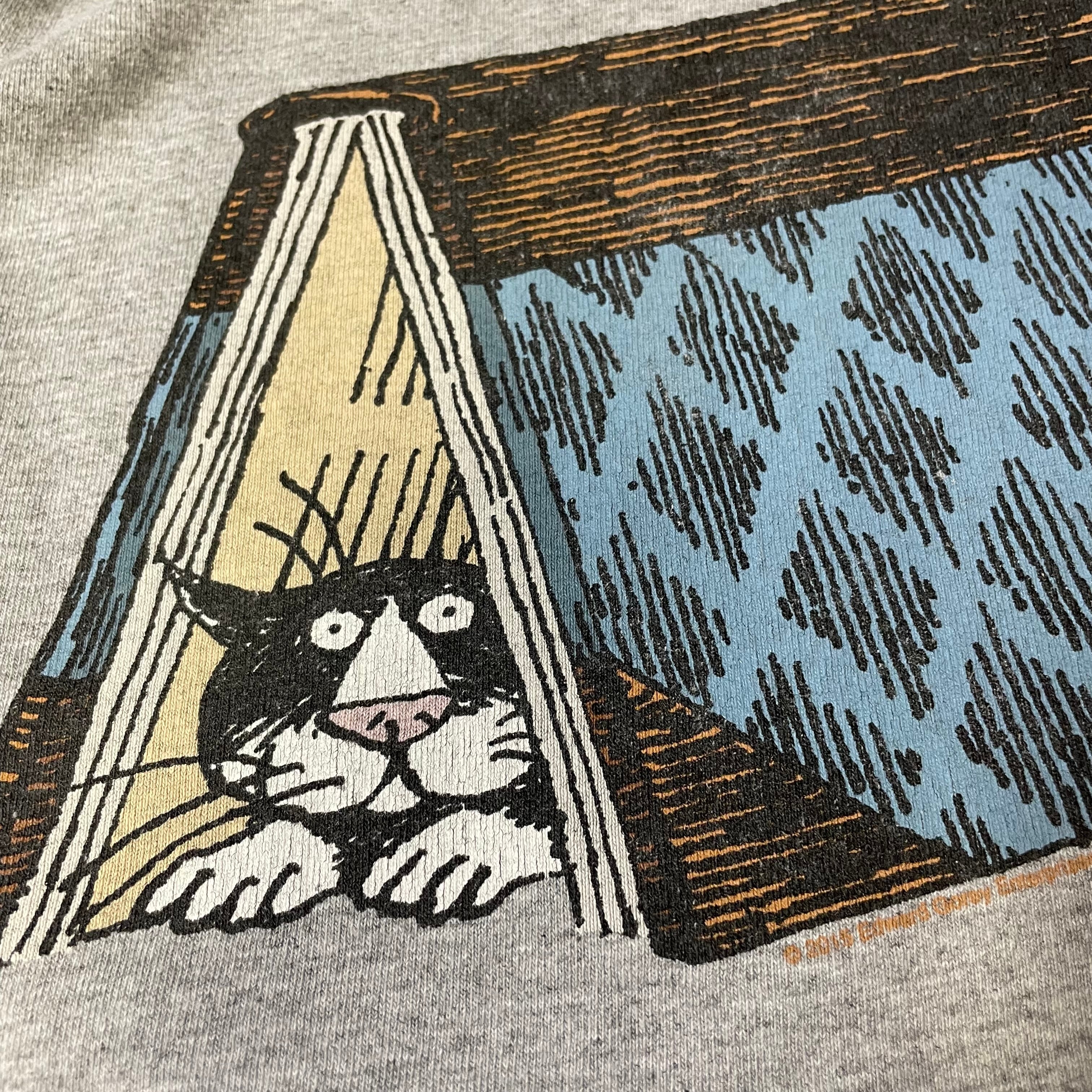 10s 【Edward Gorey】 エドワード・ゴーリー 猫 絵本 Tシャツ 10s 【Edward Gorey】 エドワード・ゴーリー 猫 絵本 Tシャツ