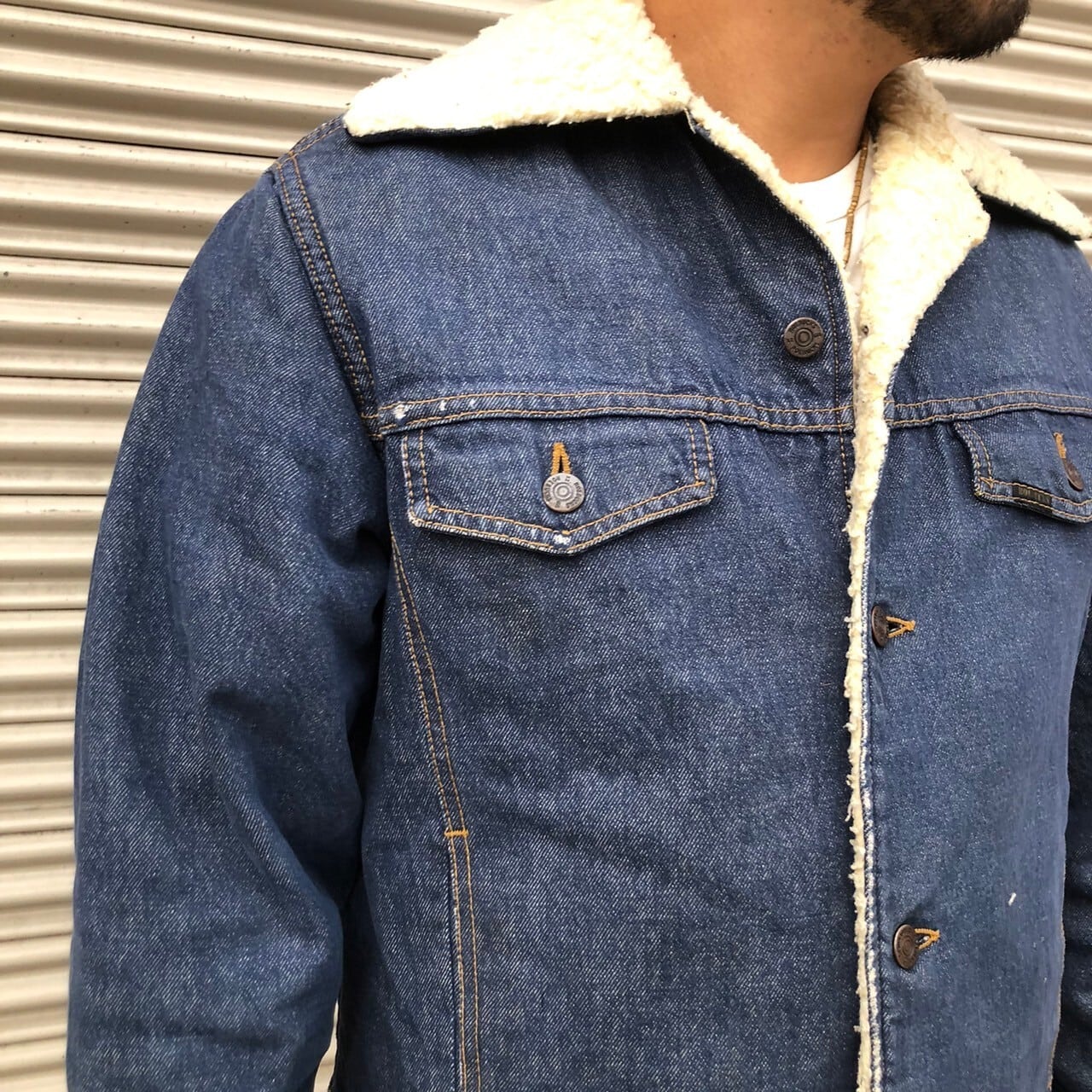 70s ROEBUCKS sears ボアジャケット Gジャン ランチコート 70s ROEBUCKS sears ボアジャケット Gジャン ランチコート