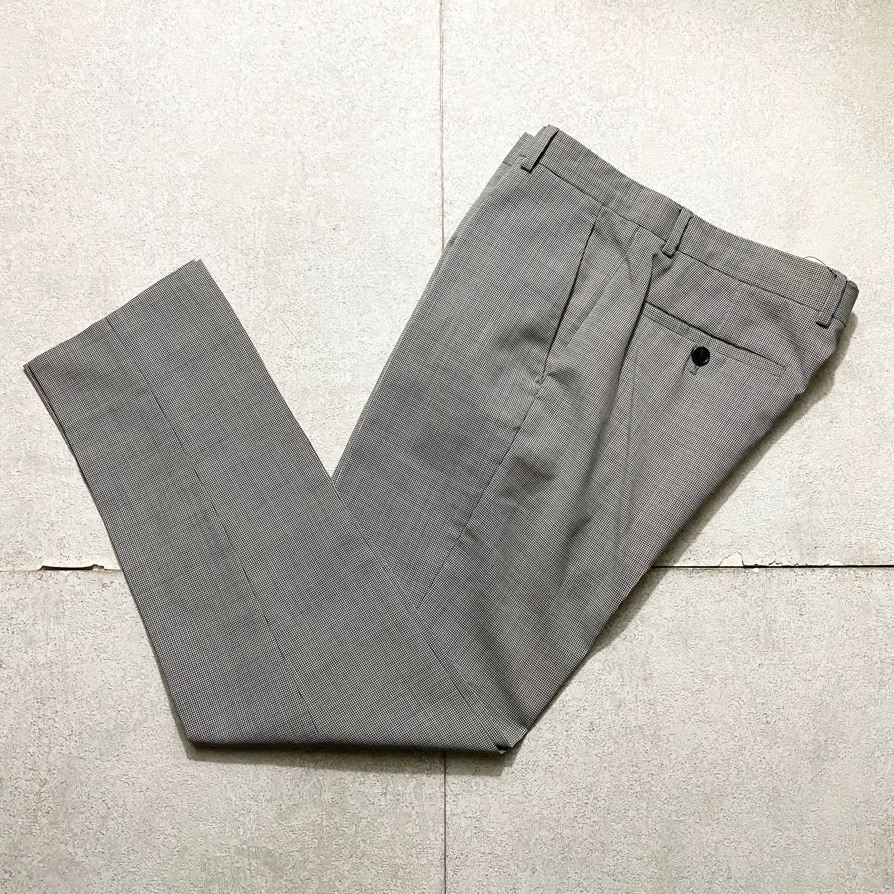 2016SS MAISON MARGIELA houndstooth pattern wool slacks | NOIR ONLINE