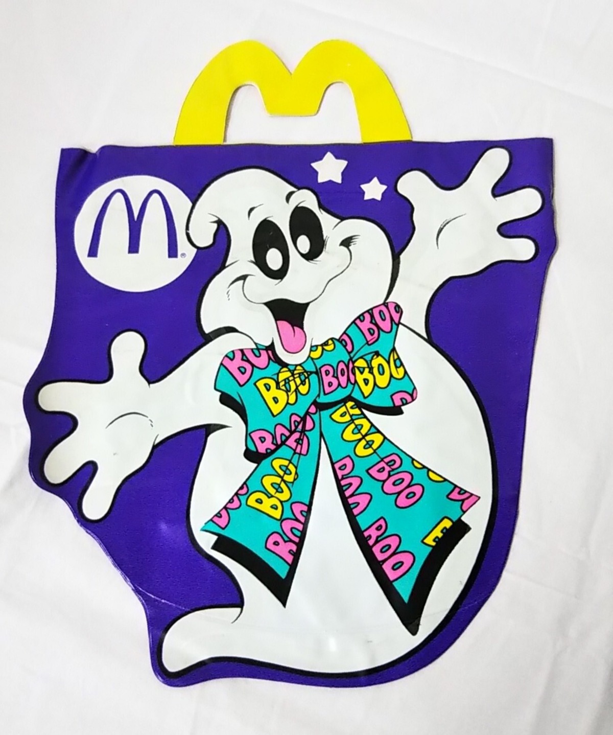 McDONALD'S HALLOWEEN McBOO BAG [ゴースト] USマクドナルド ハロウィーン ビニールバッグ 1990年