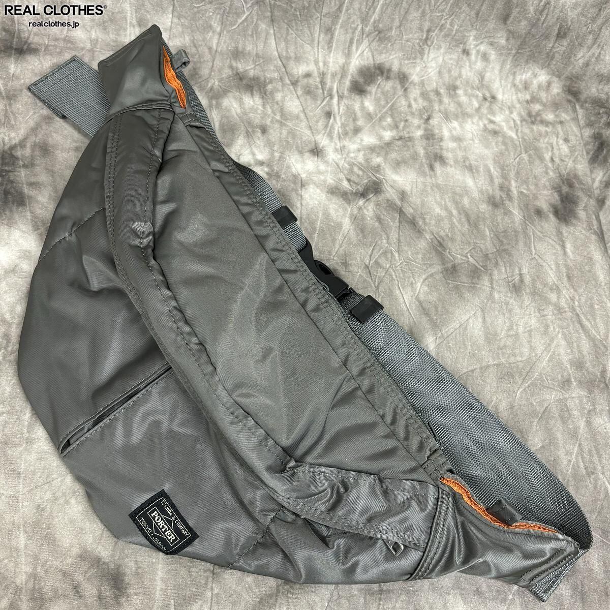 PORTER TANKERポータータンカー ボディバッグ ウエストポーチ グレー