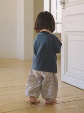 【取寄/韓国直送】melmel 26/SM チェックパンツ ｜夏服｜韓国子供服