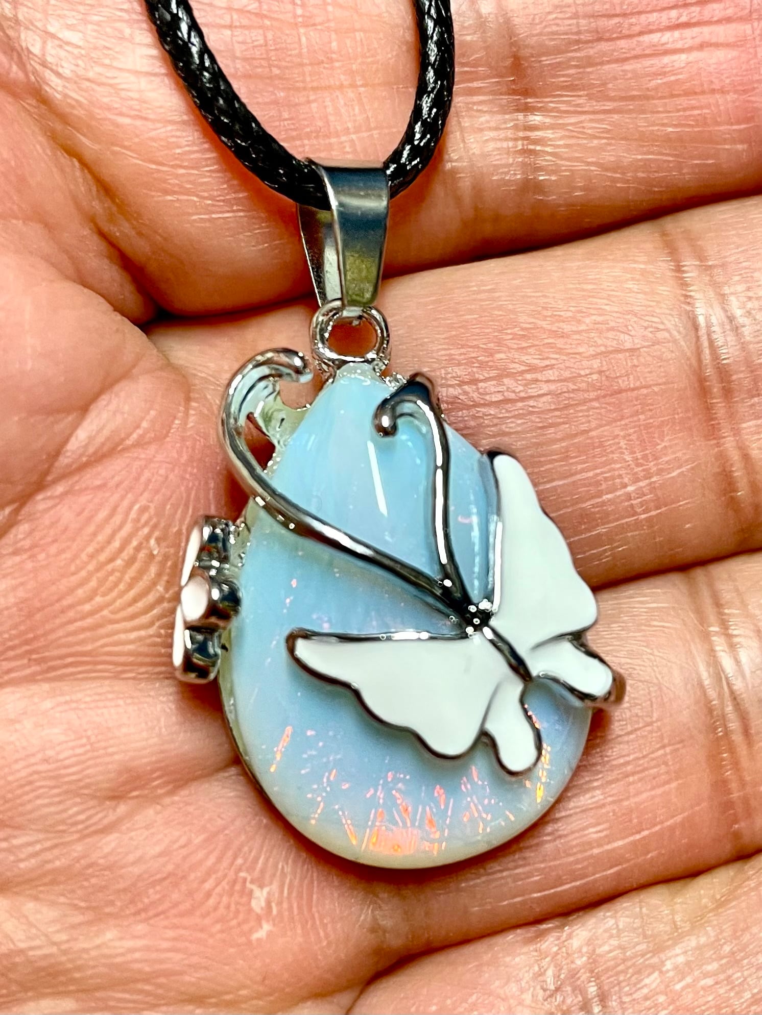 11) 「オパライト」フラワー&バタフライPT