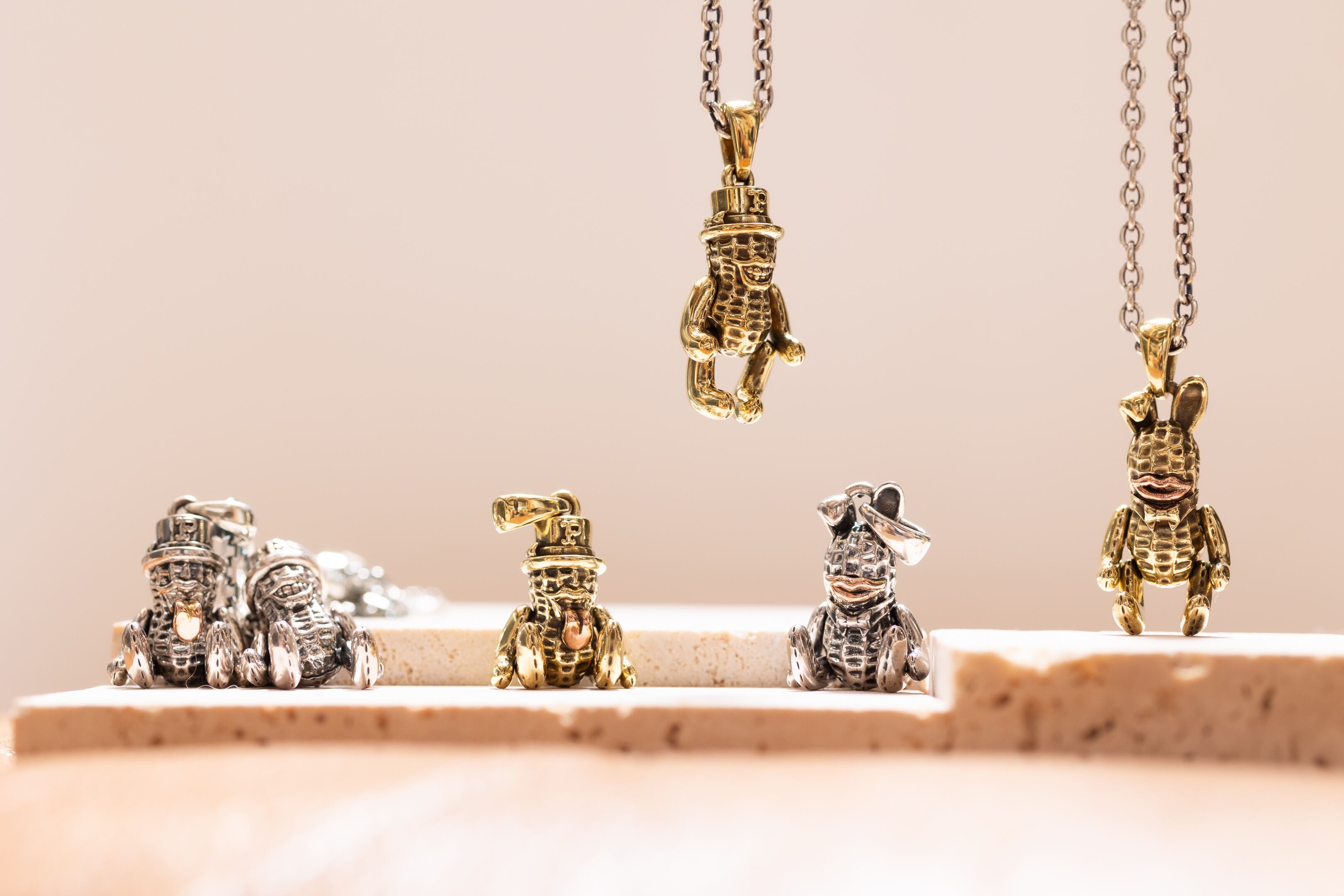 TEDDY BEROPEANUTS (silver×K10) | Peanuts&Co