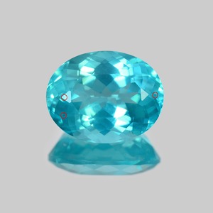 天然 アパタイト 2.655ct ソーティング付き ルース オーバル  ベストパライバ カラー  ジュエリー