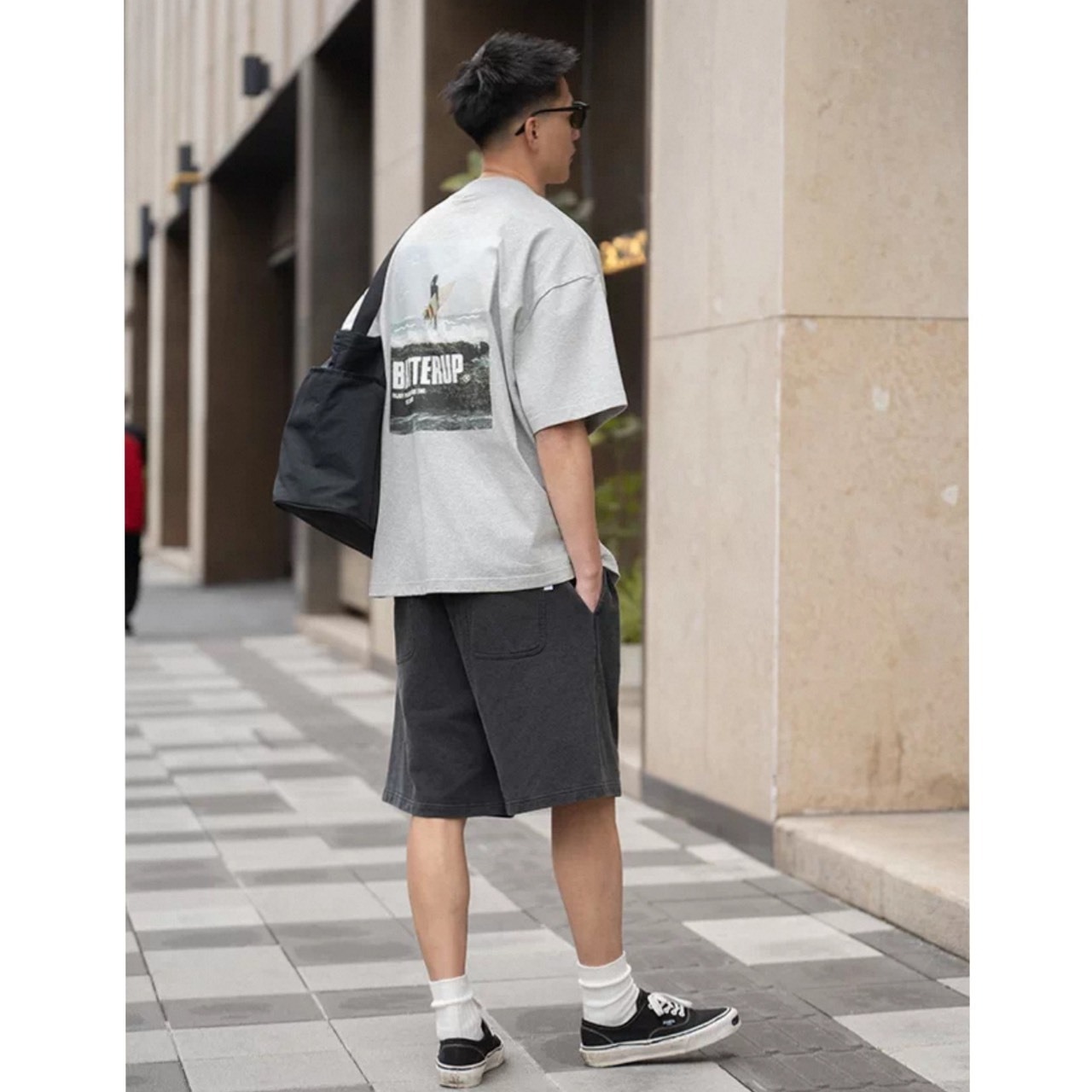 Surf photo back print tee 1422 - 10