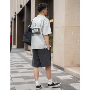 Surf photo back print tee 1422