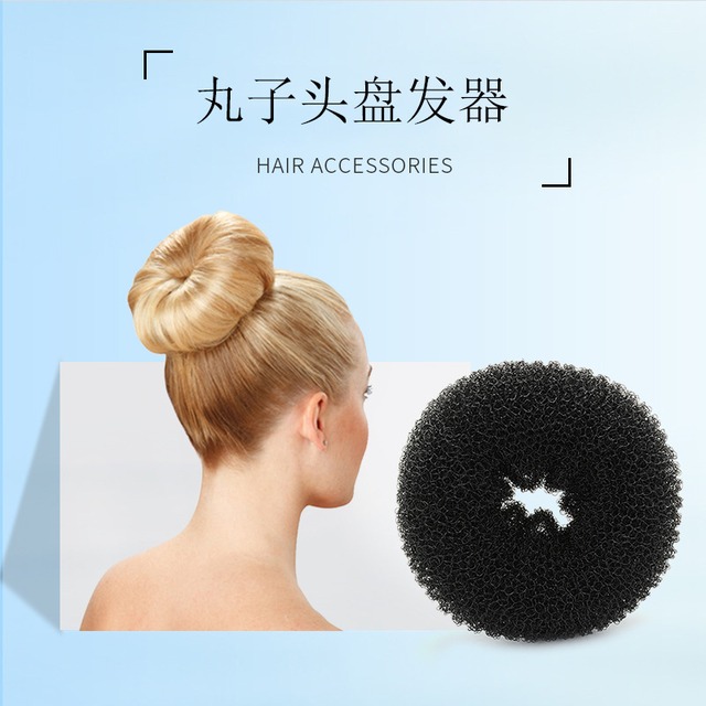 ホブブ義烏越境速成団子の髪飾り手作りドーナツの髪ひものヘアアイロン卸売り