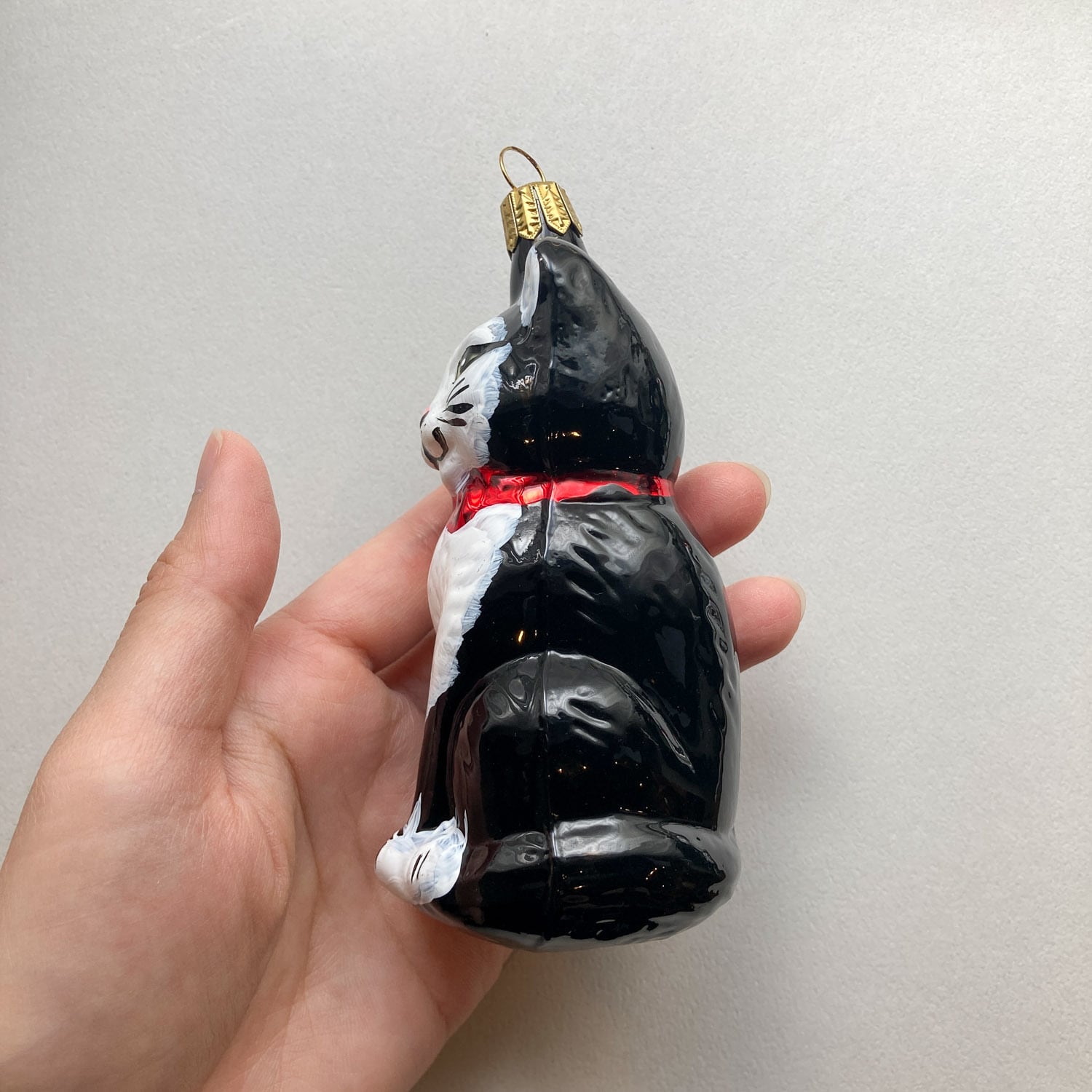 再入荷〉猫のドイツ製ガラスオーナメント | Dua-アクセサリーパーツ