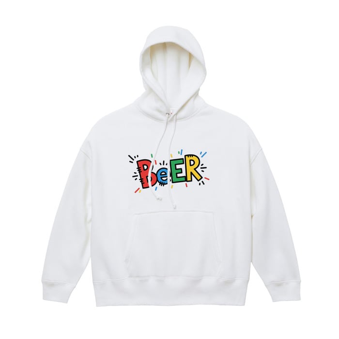 Shhh Design Zip Hoodie (White) | Pay ID