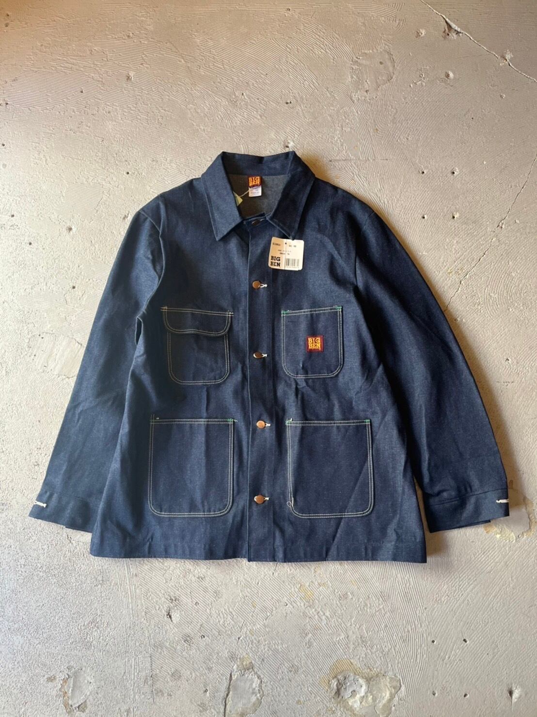 デッドストック　BIGBEN ビッグベン　デニム　カバーオール　ビッグサイズ vintage DEAD STOCK BIG BEN デニムカバーオール | vintage clothing
