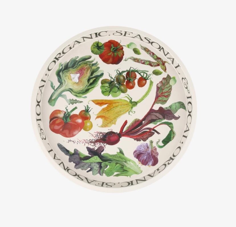 エマブリッジウォーター ピーチ ラウンドトレイ バーチトレイ