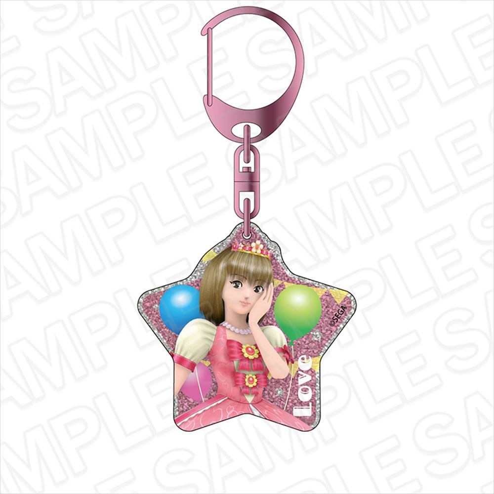オシャレ魔女 ラブ and ベリー ラメアクリルキーホルダー ラブ リボン