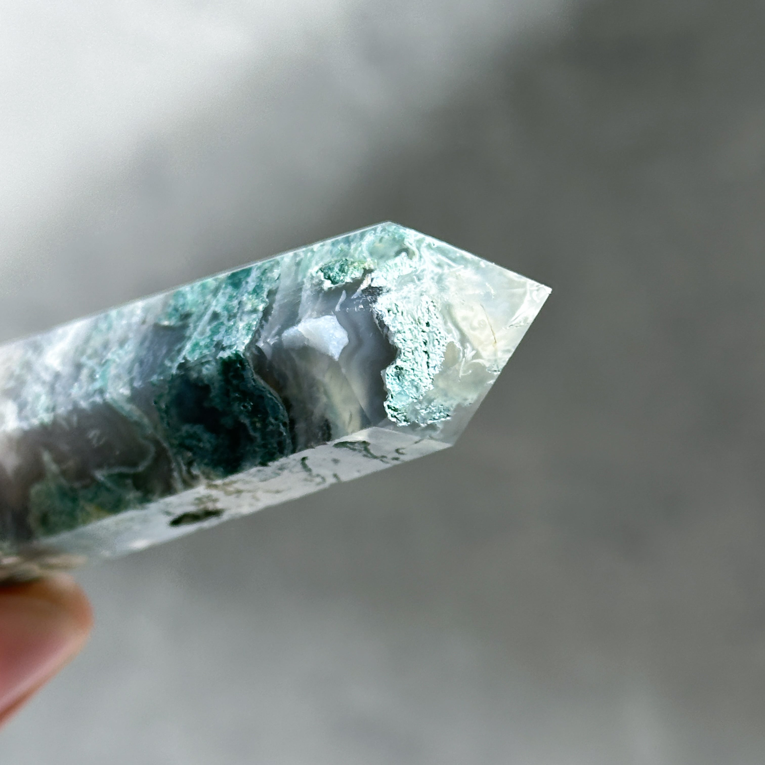 モスアゲート タワー04◇ Moss Agate ◇天然石・鉱物・パワーストーン