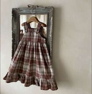 【先行〆9/15 23:59 5%OFF】2641 plaid design dress / ANNESHIRLEY