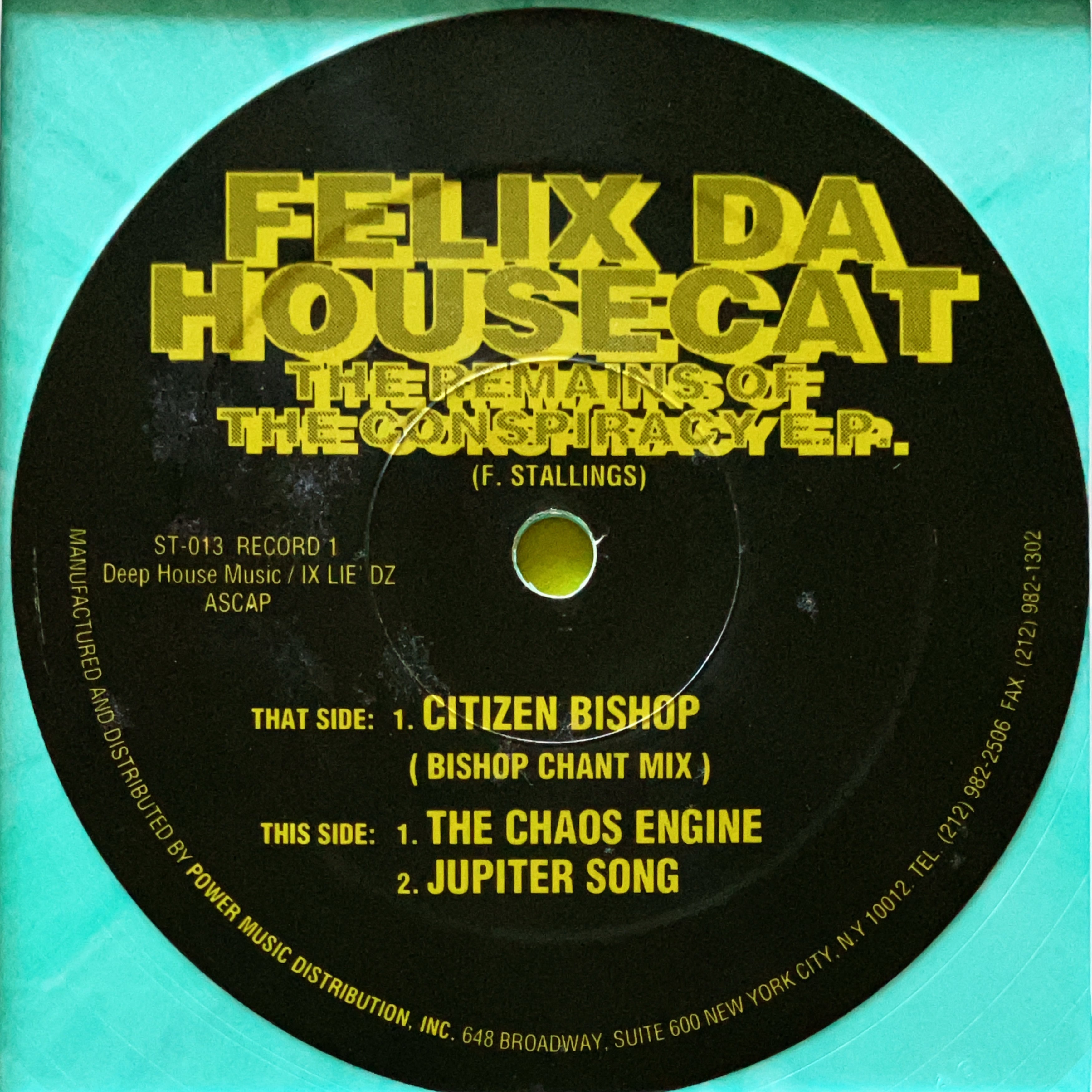 12”×2】Felix Da Housecat / The Remains Of The Conspiracy E.P (Sex