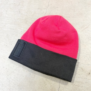 NORTH FACE KNIT CAP PINK/GRAY