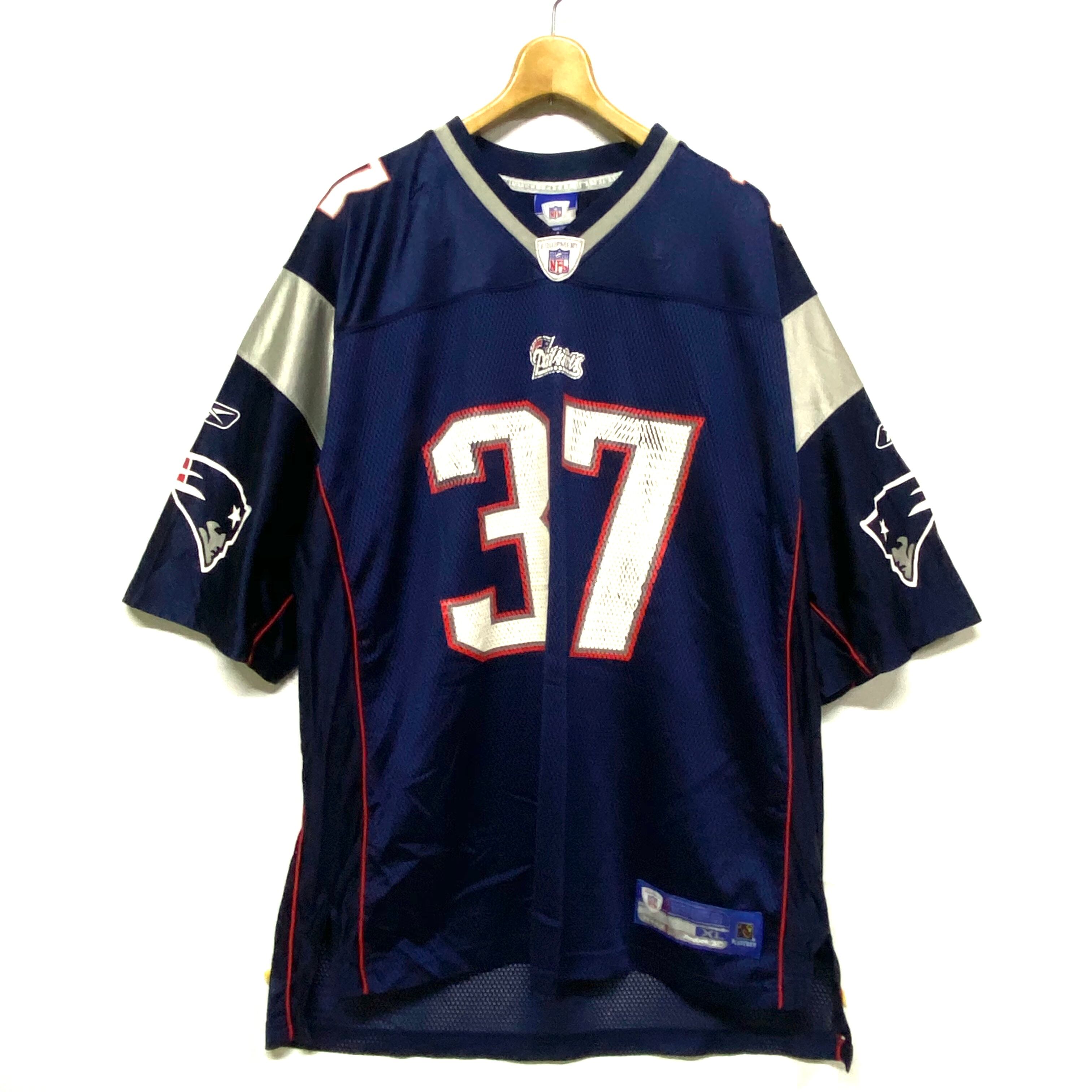 NFL Reebok Patriots ゲームシャツワッペン　刺繍ストリート古着 Reebok リーボック NFL New England Patriots ニュー