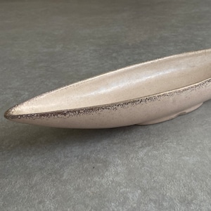 1950~60s Vintage Pottery Boat Dish H413