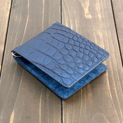 アリゲーター × MARGO マネークリップ スチールブルー