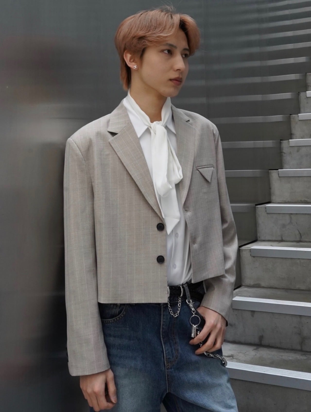 ALUDE SELECT】mode short jacket（4color） | 【ALUDE】韓国メンズ