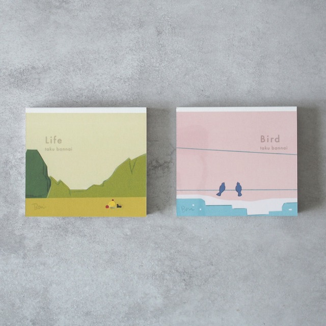 cozyca products 坂内拓 ブロックメモ