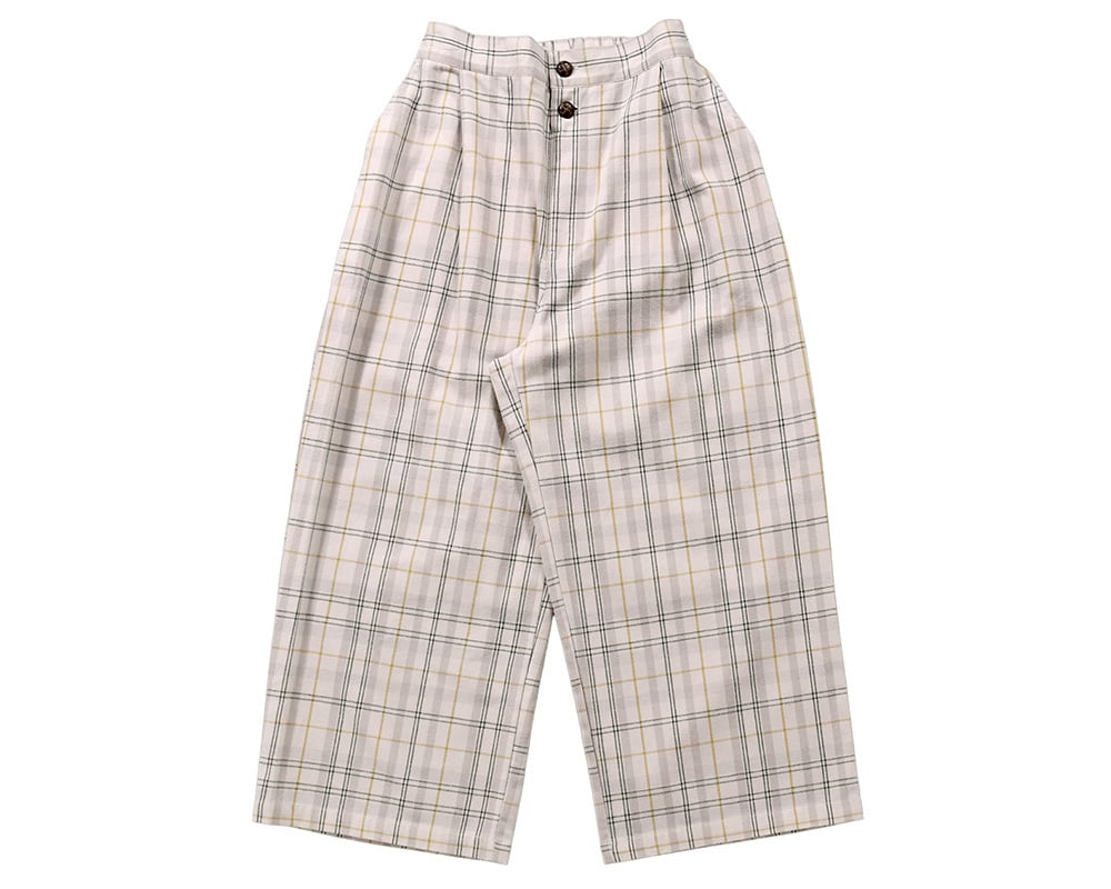 フロントタックリラクシーチェックパンツ NIBV5652 | Keitto