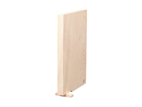 木製まな板　「四万十ヒノキ スタンド付まな板　長さ35.5×幅18cm（厚み3cm)」