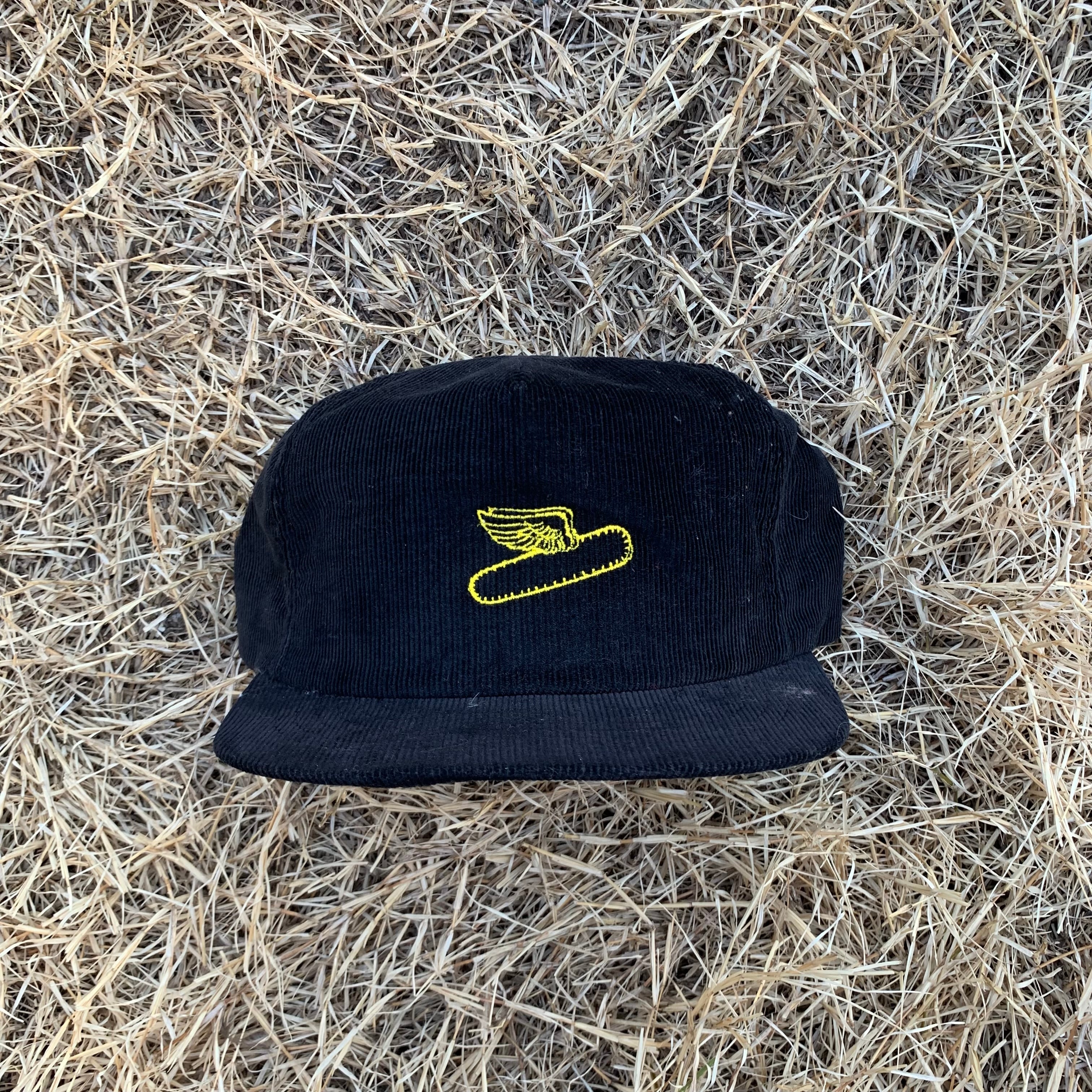 Vintage "Swingster" Black Corduroy Cap DEADSTOCK