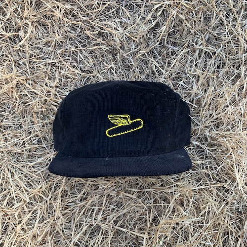 Vintage "Swingster" Black Corduroy Cap DEADSTOCK