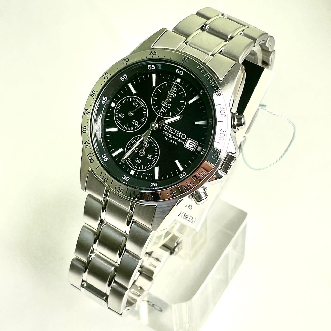 SEIKO セイコークォーツクロノグラフ SBTQ041 正規品 10気圧防水