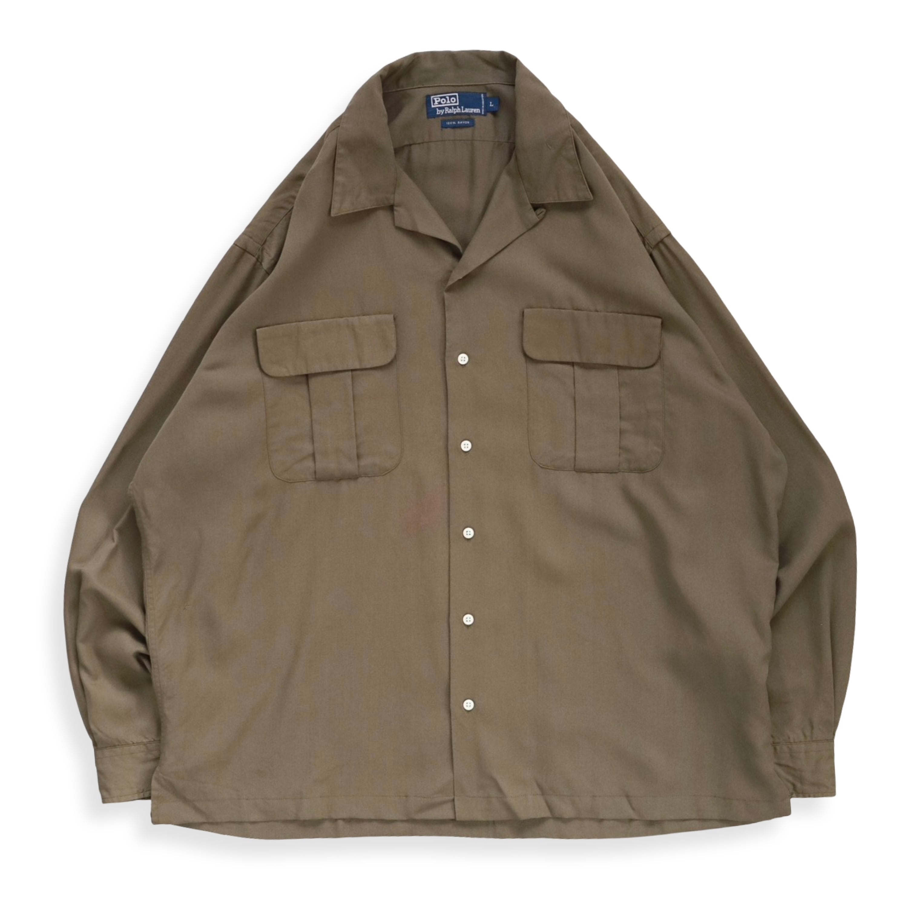 Polo by Ralph Lauren Rayon Open Collar Shirt