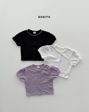 [BONITO] Ive Short Sleeve Cardigan (JS/JM) / [보니토] 아이브반팔가디건 (JS/JM)