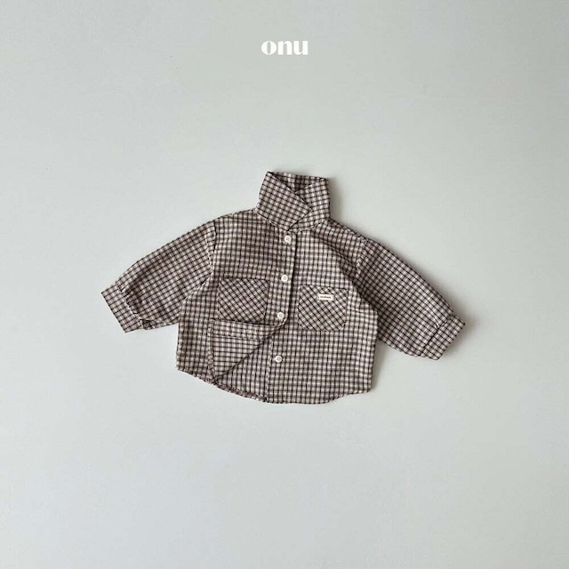 予約⌇ONU / Checked shirt