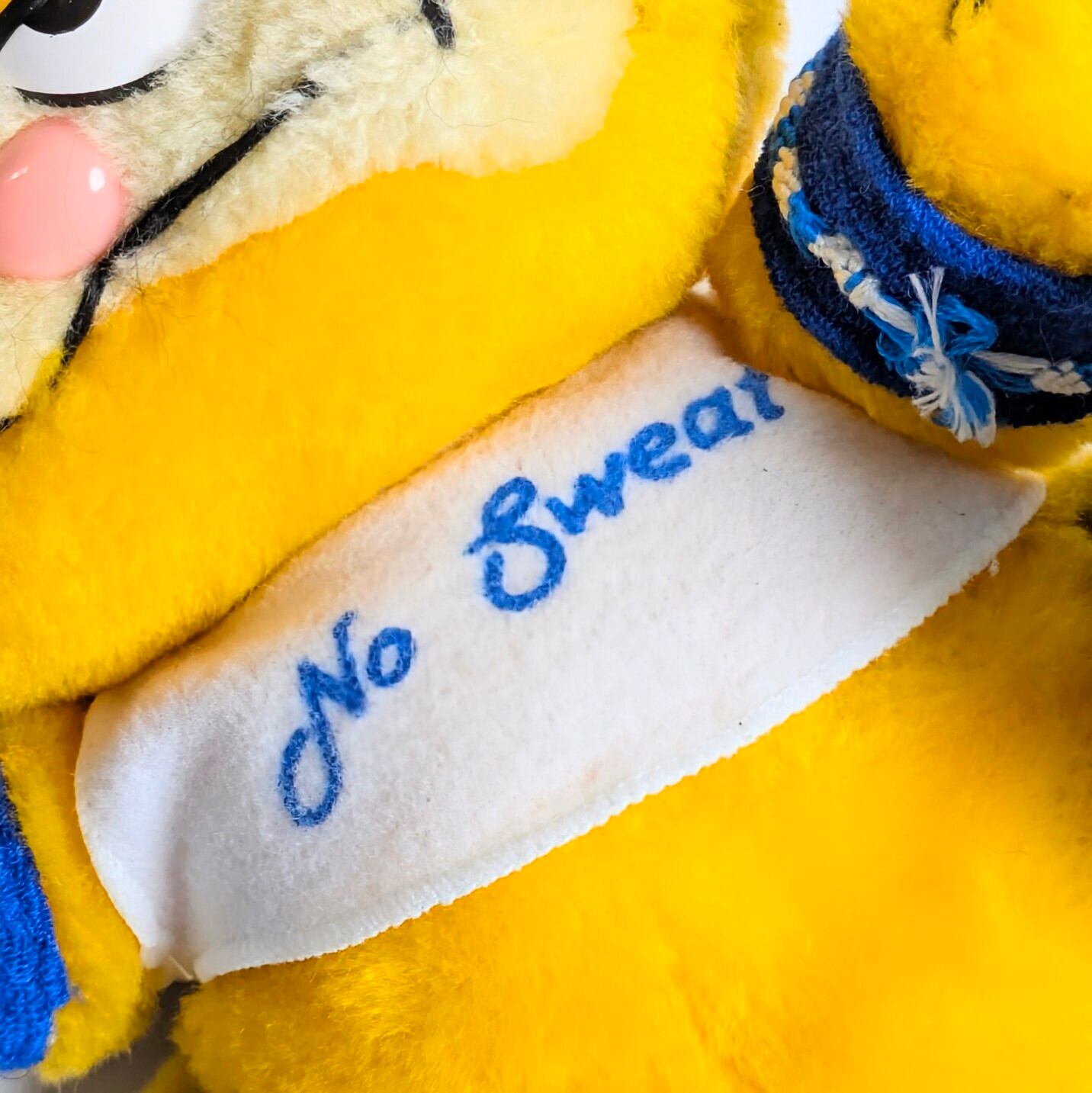 ☆ VINTAGE 1980年代初期 ☆【 Garfield ( ガーフィールド ) 】『 ガーフィールドNo Sweat 』ぬいぐるみ プラッシュ plush 1980年代年製 〚アメリカン雑貨 アメトイ〛