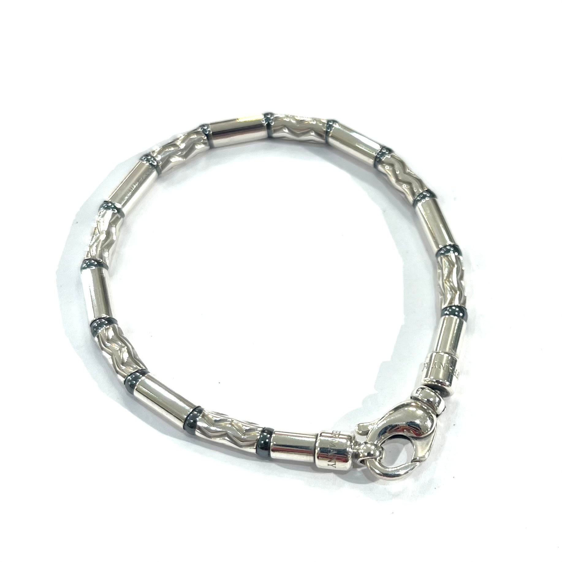 希少【TIFFANY&CO.】2755 ドイツ製 幾何学ヘマタイトジグザグ