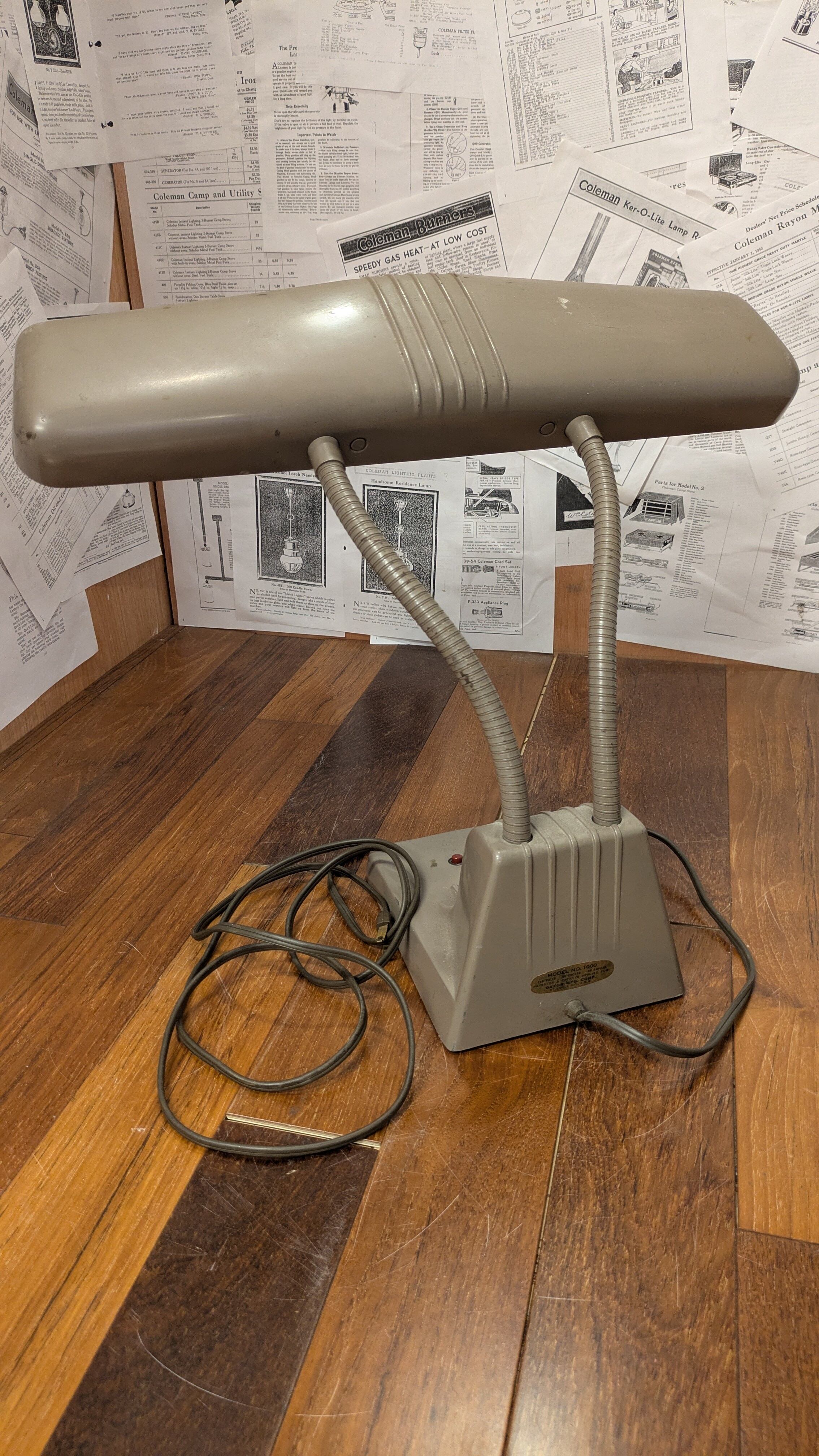 50's Vintage DAZOR DeskLight ビンテージ デイザー デスクライト 照明